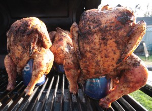 Beer can chicken Beech Ridge Farm Somerset 