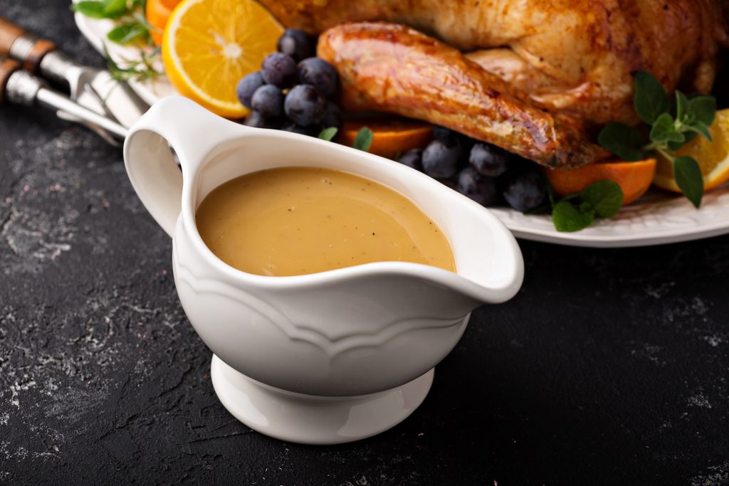 Homemade gravy turkey