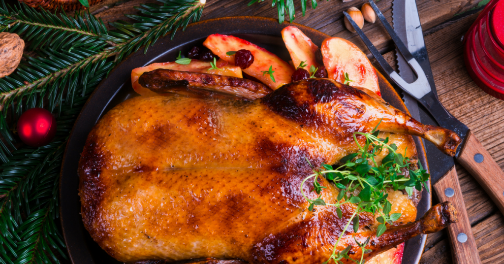 Christmas Free Range Turkey Goose by Beech Ridge Farm